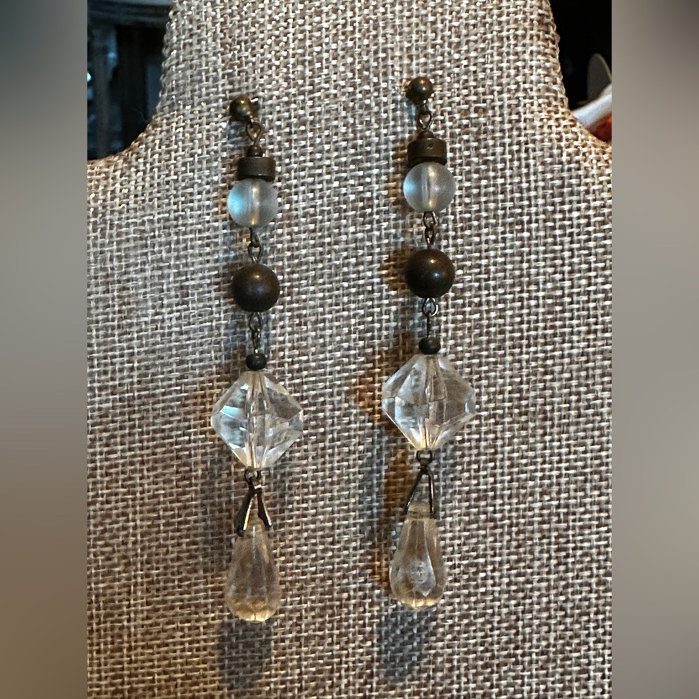 Crystal Drop Dangle Earrings